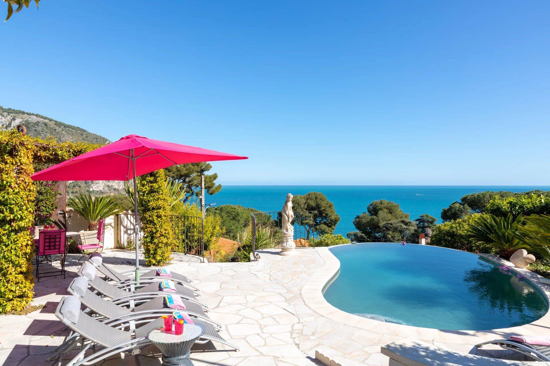 villa 5 Pièces en location saisonnière sur Èze (06360)