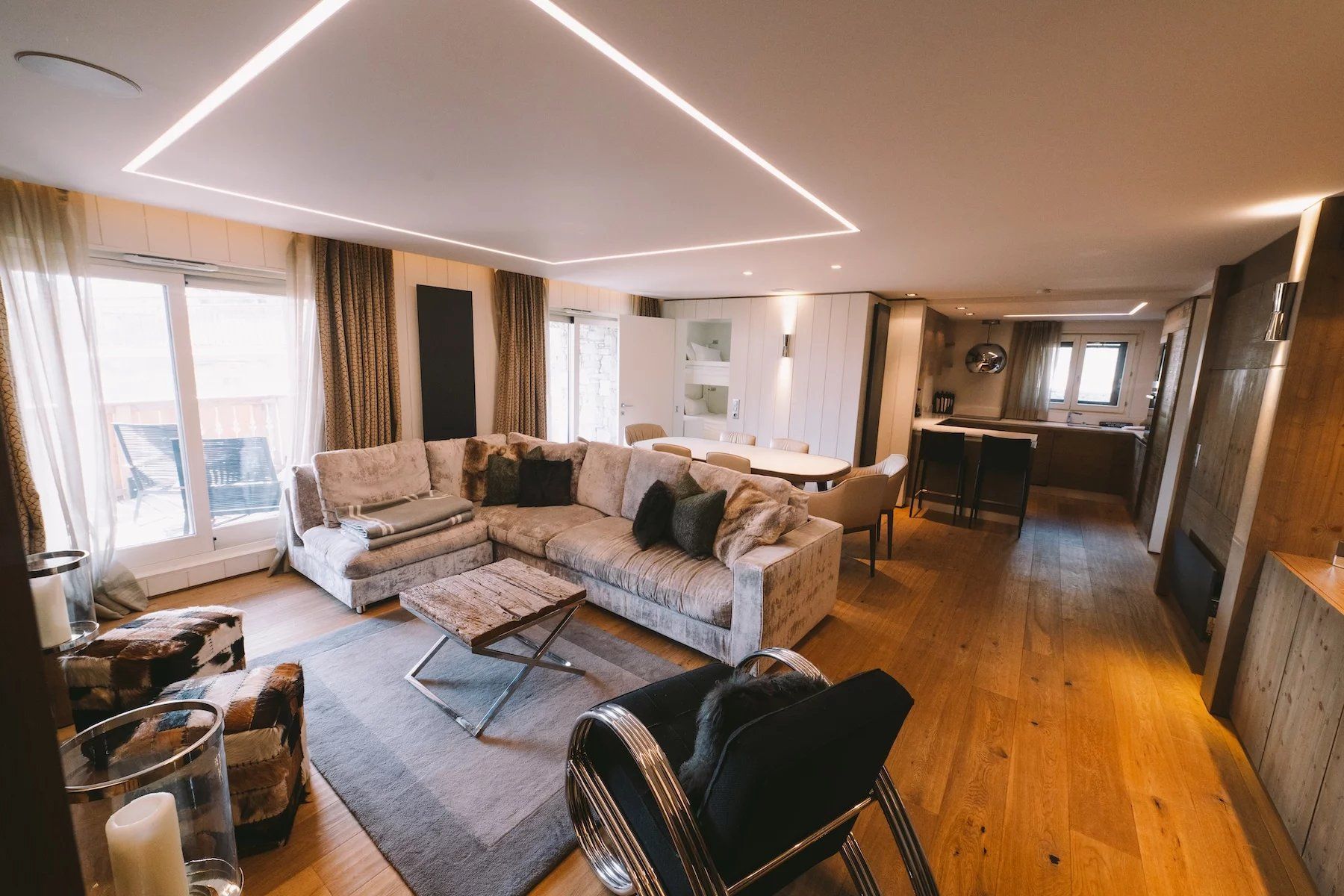 apartment 4 Rooms for seasonal rent on Courchevel (73120)