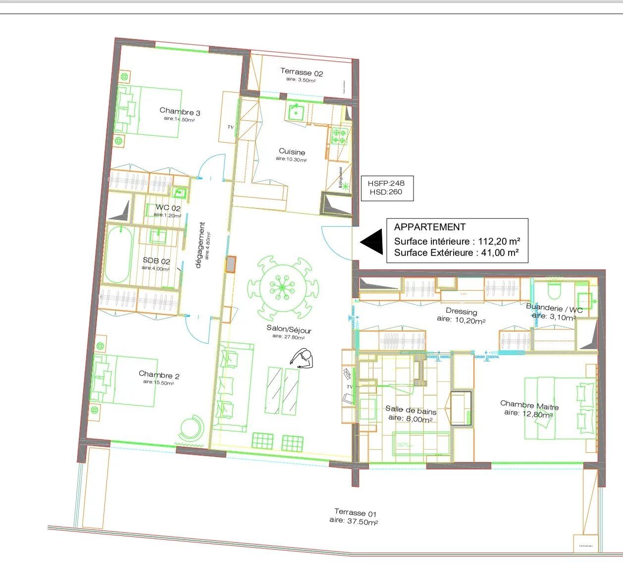 apartment 4 Rooms for sale on Cap-d'Ail (06320)